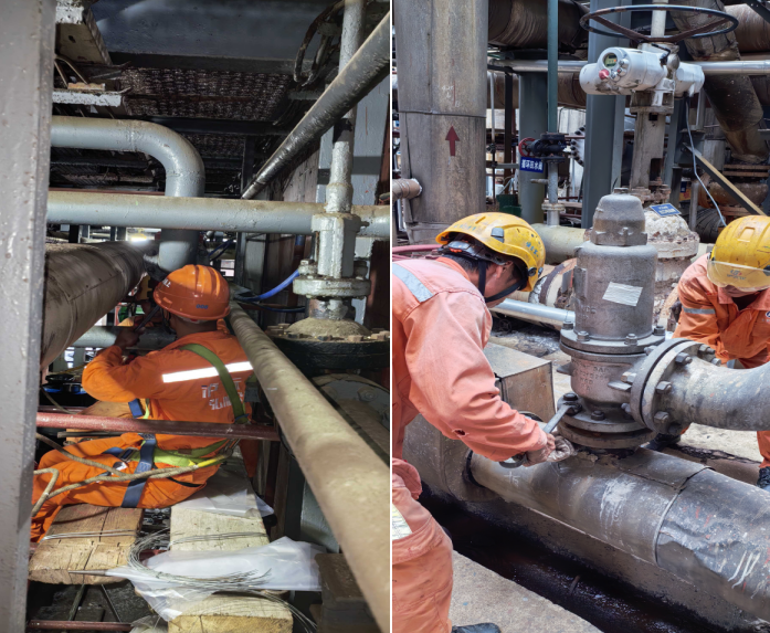 爭分奪秒搶進度 顧全大局做先鋒——記設備制造安裝工程處安全閥作業組(圖1) 爭分奪秒搶進度 顧全大局做先鋒——記設備制造安裝工程處安全閥作業組(圖1)